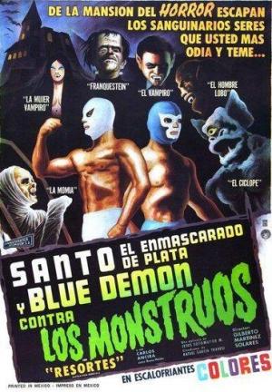 Santo y Blue Demon contra los monstruos (1969) poster